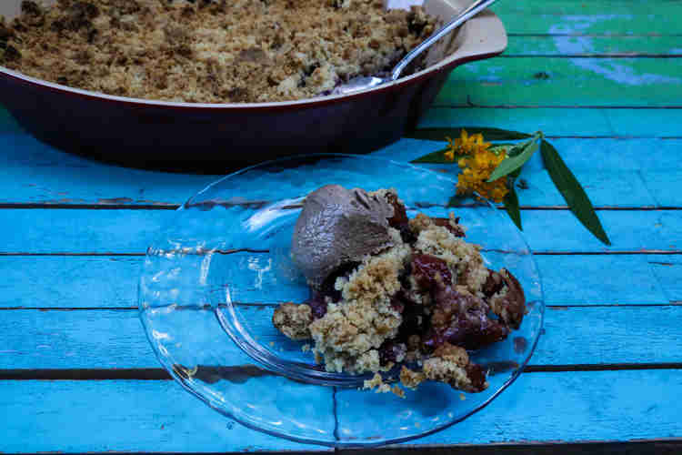 קראמבל פירות דל קלוריות