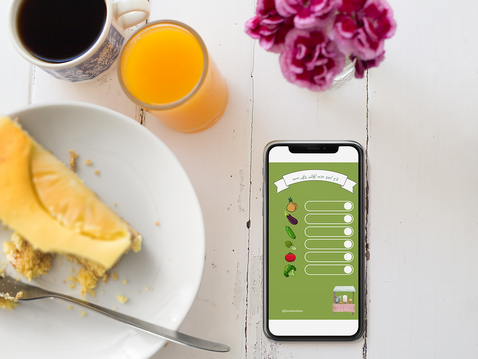 רשימת קניות חכמה לשעת חירום
שתעזור לך לא לעלות במשקל גם בעיתות חרום