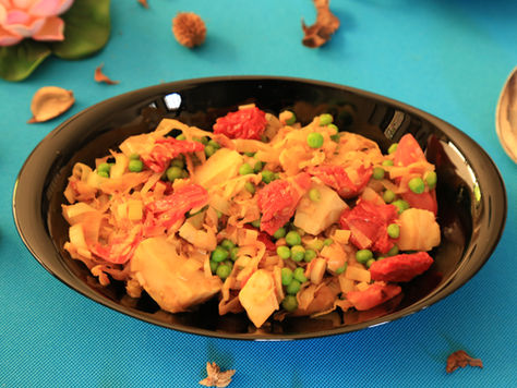 תבשיל ארטישוק אפונה ועגבניות שרי