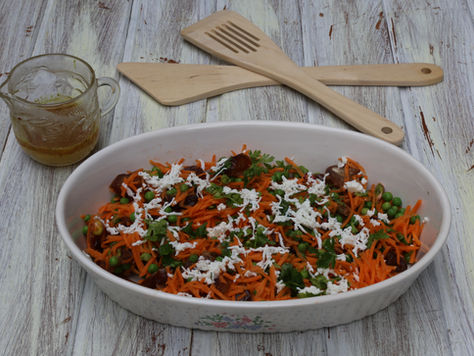 סלט גזר פיסטוק תמר