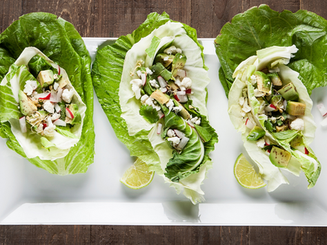 ראפ חסה דל פחמימה עוף או צמחוני