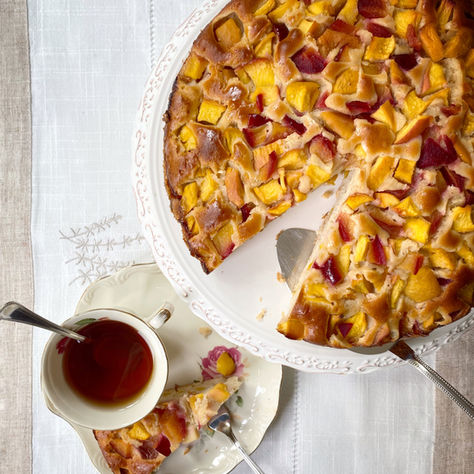 עוגת פירות קיץ (וגם חורף) 