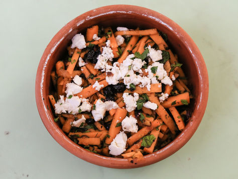 סלט דלעת וגרעיני דלעת