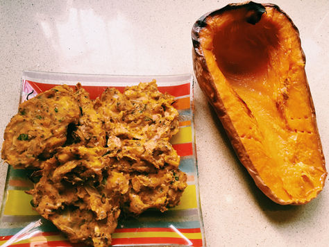 לביבות צמחוניות חומוס ודלעת