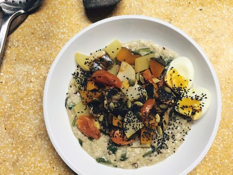 דייסת שיבולת שועל מלוחה