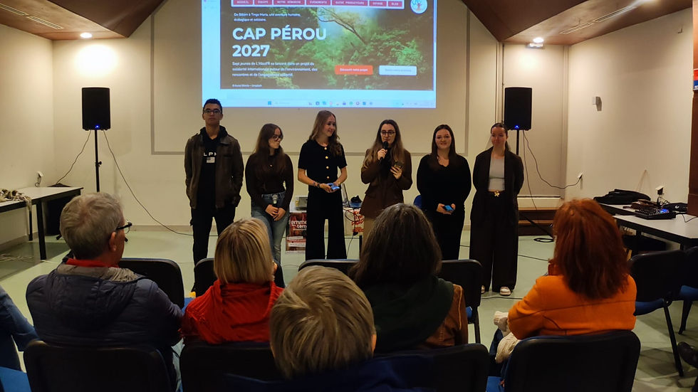 La Section libre fière de présenter son projet solidaire