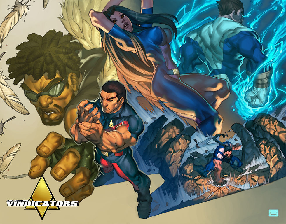Thumbnail: Original Vindicators Artbook