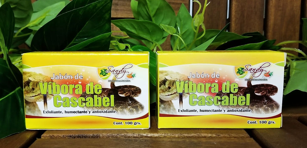 Jabón de Víbora de Cascabel Exfoliante, Humectante & Antiox  (2 Pack)