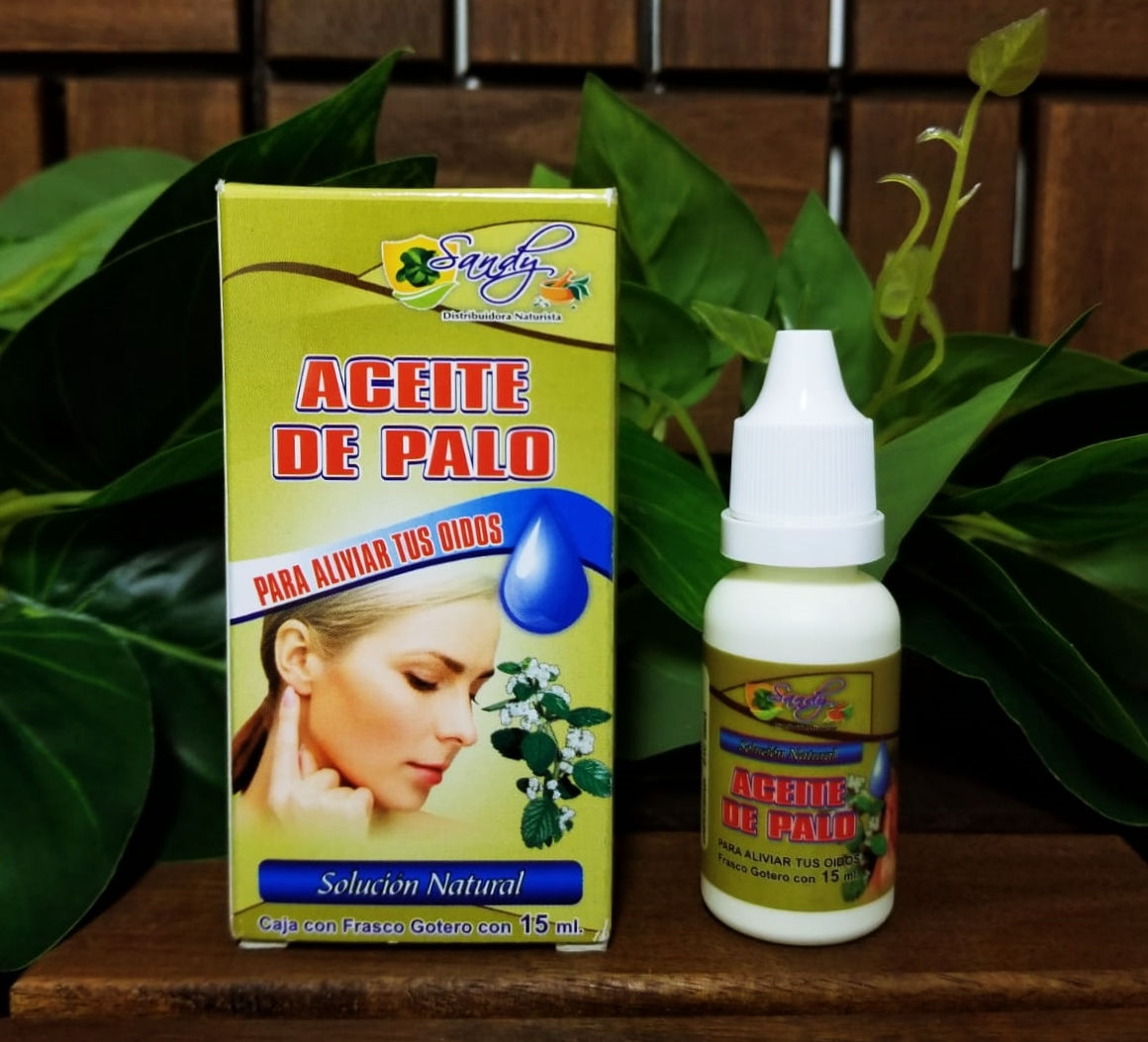 Aceite de Palo Gotas para Oidos: Dolor, Zumbido