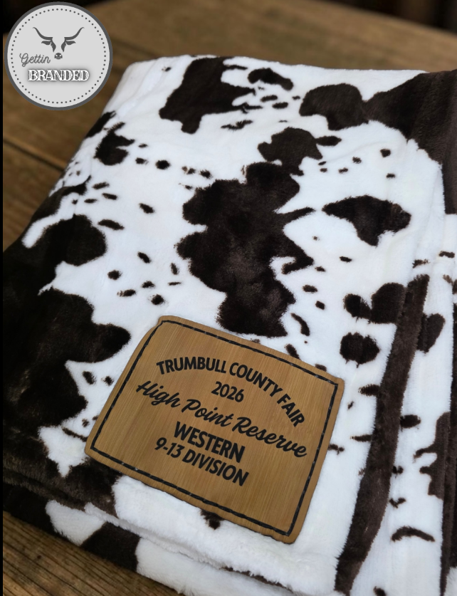 Thumbnail: Cow Print Blanket