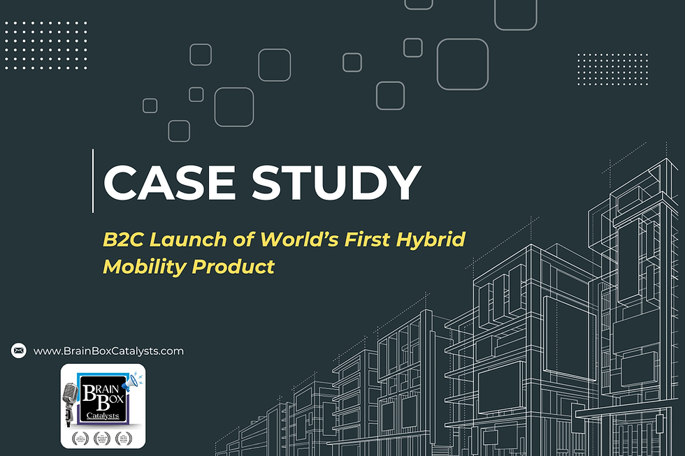 B2C Strategy Case Study: How We Built a Go-to-Market Strategy for a World-First Hybrid Mobility Product