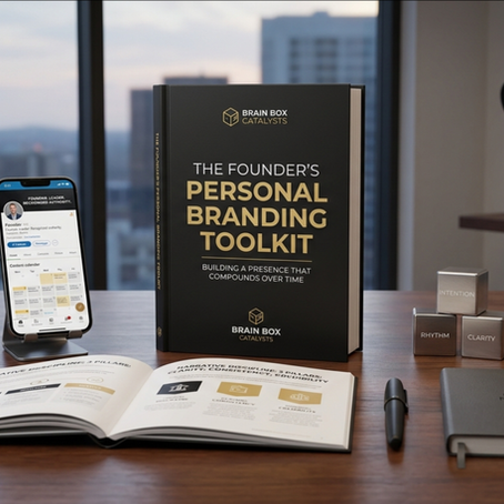 The Personal Branding Toolkit for founders to build their personal brand. By Brain Box Catalysts, the Global Top 10 PR & Personal Branding Agency