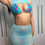 Thumbnail: Aqua mesh extreme crop top