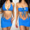 Thumbnail: Cobalt Crinkle bikini set