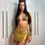 Thumbnail: Golden leopard bikini set