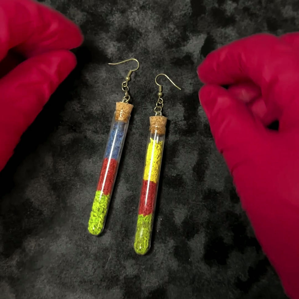 Thumbnail: Resident Evil Mixed Herb Earrings