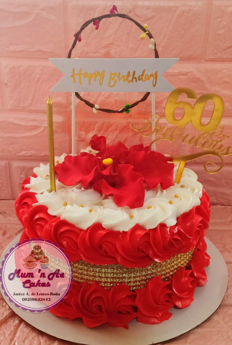 Thumbnail: 60th Birthday Themed Cake