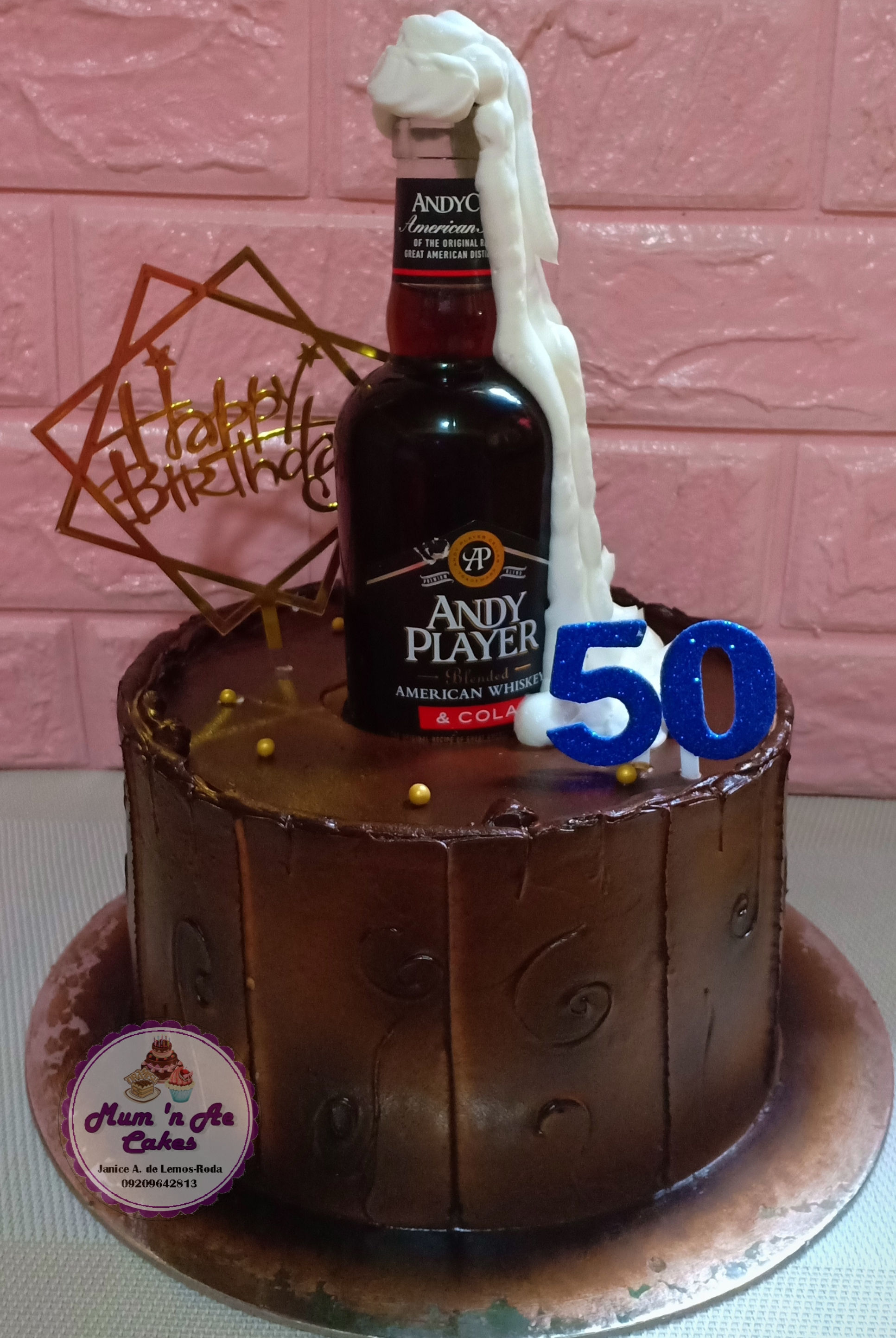 Liquor Themed Cake