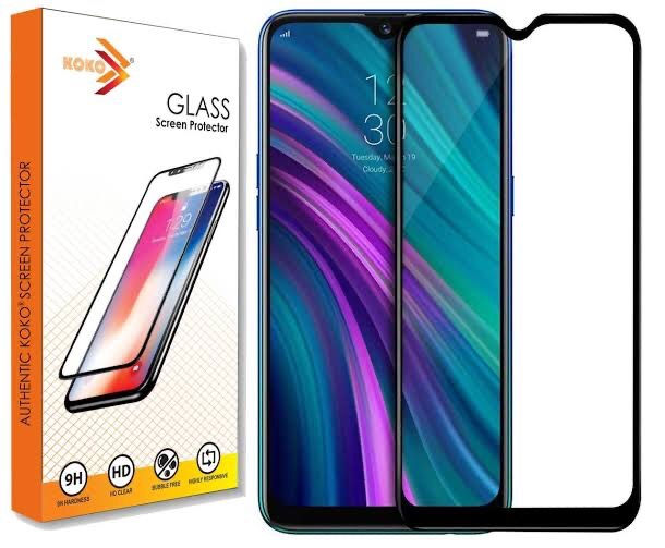 Thumbnail: Infinix Hot 8 Lite 9D Tampered glass screen protector 