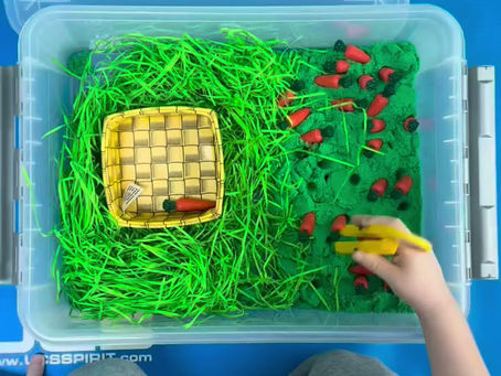 Enhancing Sensory Processing and Fine Motor Skills with Tactile Exploration Through Sensory Bins