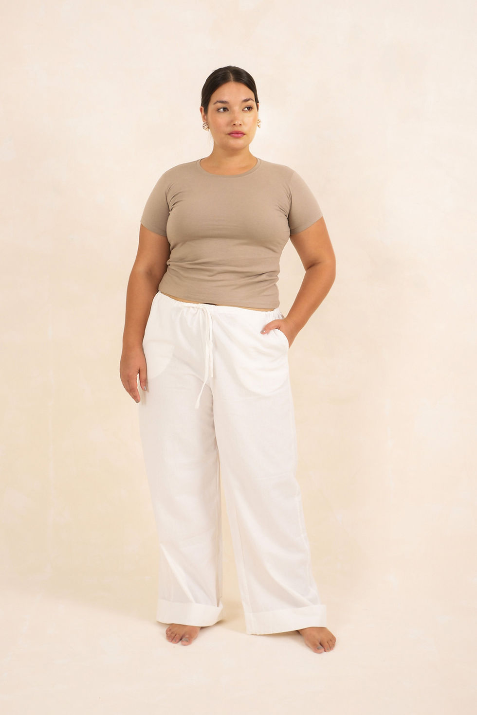 Miniatura: PANTALÓN SARRACENO - off white