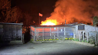 Strengelbach: Brand im Schrebergarten