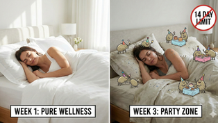 Der Winter ist vorbei: Es gibt mal wieder frische Bettwäsche. Pfui.