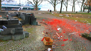 Silvesternacht: In Sursee und Luzern Polizisten mit Feuerwerk beschossen