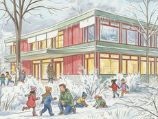 Schönes Kindergartenprojekt neben Bannfeldschulhaus kann realisiert werden.