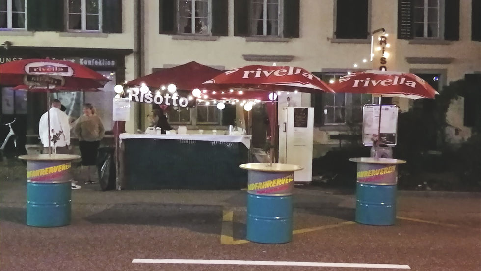 Himmlisches Pilzrisotto an der Chilbi Fulenbach: Es wurde nicht gepredigt, sondern gerührt