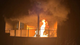 Gränichen: Balkon in Flammen wegen Raucherwaren?