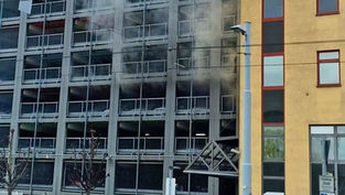 Autobrand: Rhein-Center in Weil am Rhein musste evakuiert werden