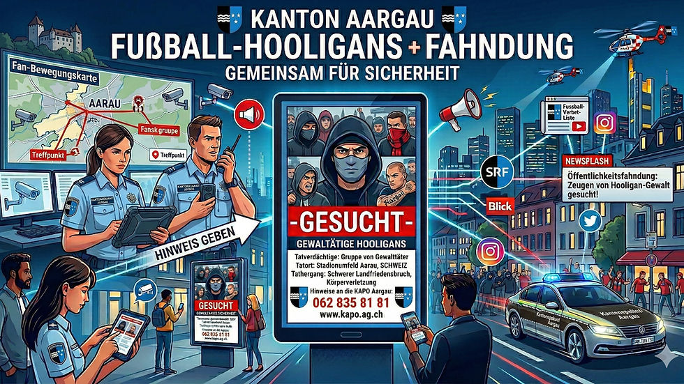 Ausschreitungen nach Cup-Spiel in Aarau: Demnächst folgt Bildmaterial der Täter