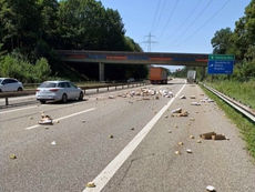 Rheinfelden: Stau auf A3 wegen Katzenfutter