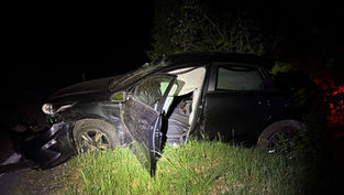 Küttigen: Auto eines 23-jährigen Fahrers überschlug sich am Benken