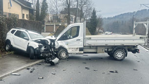 27-Jähriger klaute Lieferwagen im Kanton Solothurn und baute zwei Unfälle im Aargau