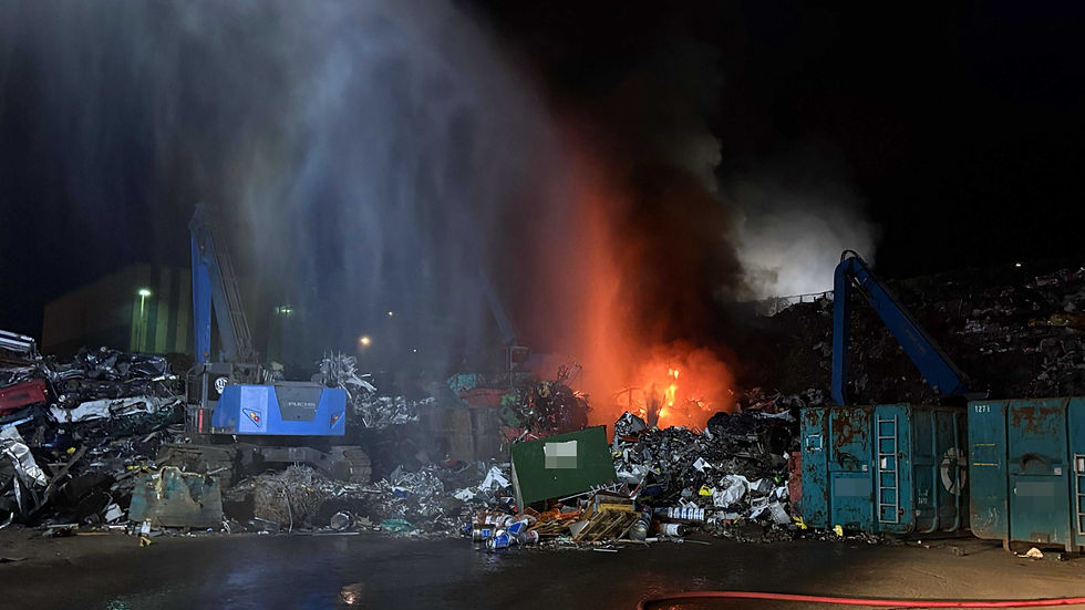 Kaiseraugst: Brand in einer Recycling-Firma