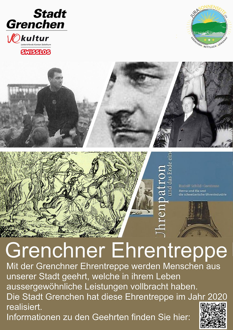Grenchner Ehrentreppe erhält einen neuen Geehrten