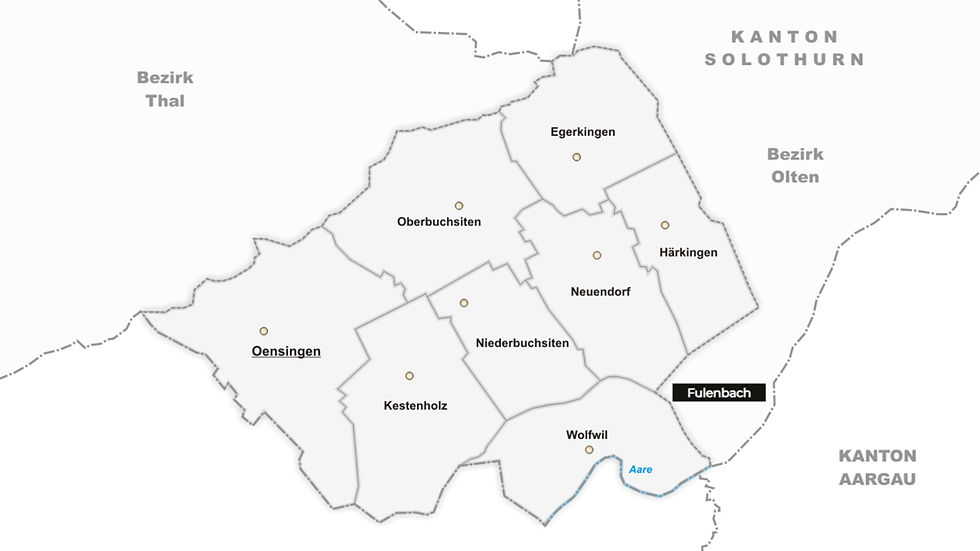 Warum Fulenbach im Gäu liegt – und politisch doch zum Bezirk Olten gehört