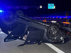 Grenchen: Bei Selbstunfall auf Leitplanke gefahren - Auto auf Dach gekippt