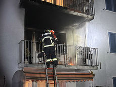 Niederrohrdorf: Balkonbrand richtet erheblichen Schaden an