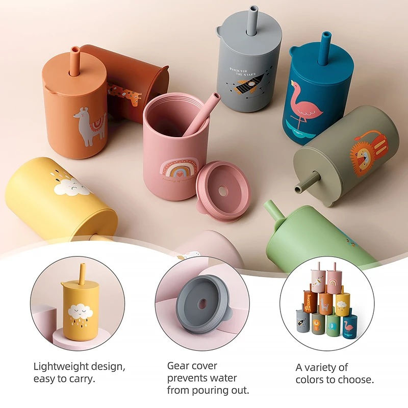 Thumbnail: Leak-proof Silicone Children's Drinking Cup for Baby