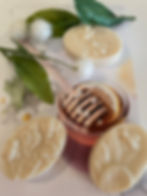 Image of 3 oz bars of Goats Milk & Honey soap