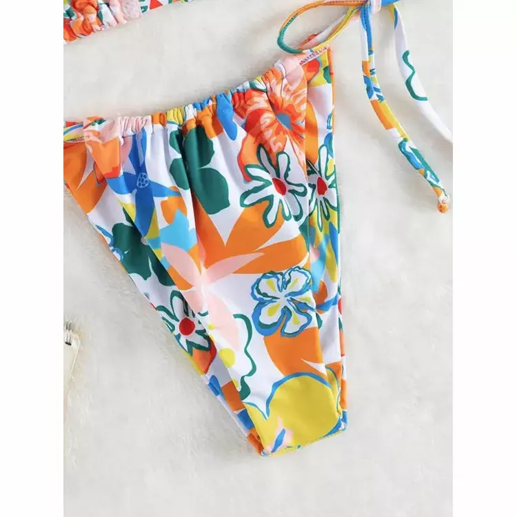 Thumbnail: Floral bright print bikini