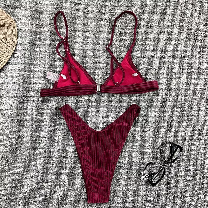 Thumbnail: Velvet bikini set