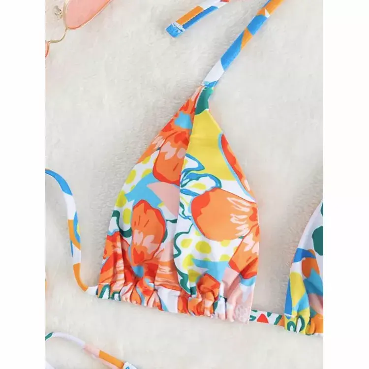 Thumbnail: Floral bright print bikini