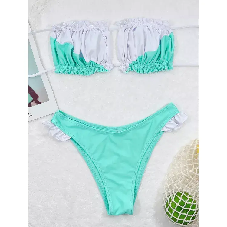 Thumbnail: Adjustable fringed bikini