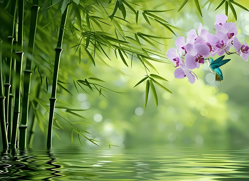 竹子水林-兰花-蜂鸟.png