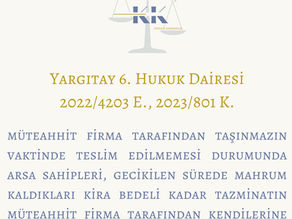 Gayrimenkul Hukuku Emsal Kararları-3