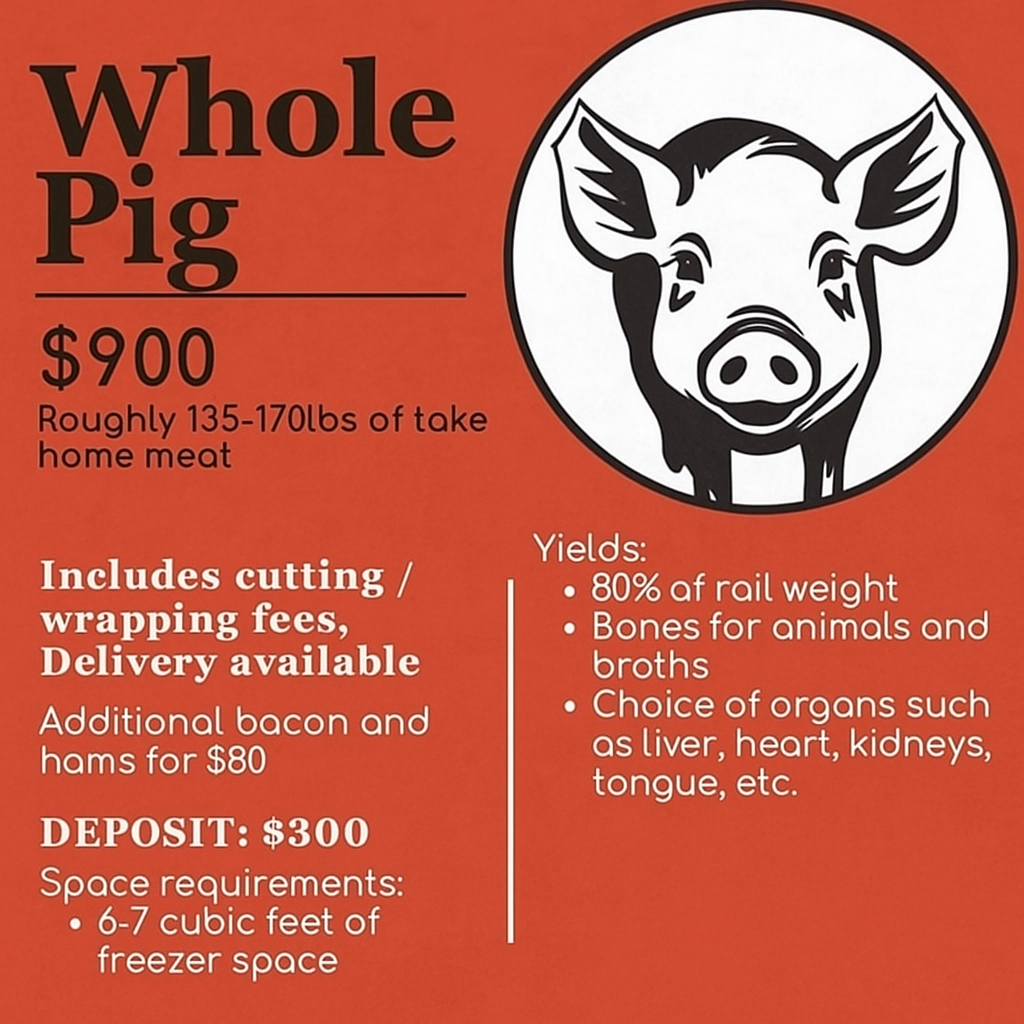 Whole Pig - Deposit